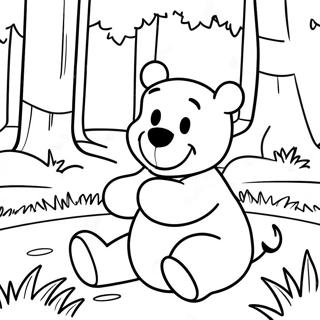 Winnie The Pooh Di Hutan Halaman Mewarna 11526 490