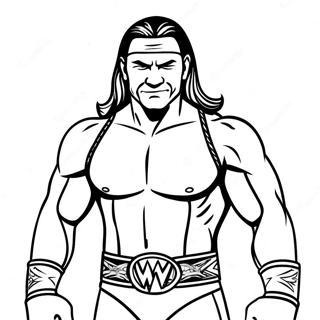 Halaman Mewarna Pegulat Wwe Yang Menyeronokkan 115384 50996