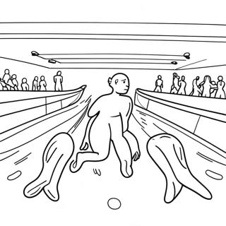 Halaman Mewarna Pertandingan Renang Olimpik 115409-51009