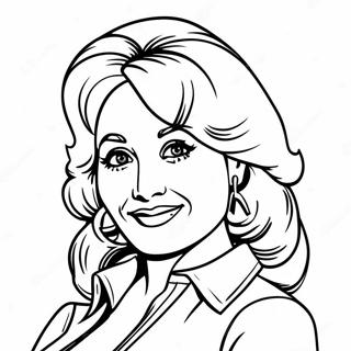 Dolly Parton Halaman Mewarna