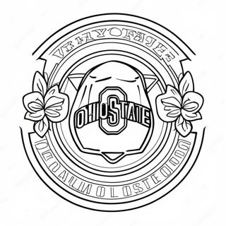 Halaman Mewarna Logo Ohio State 115895-51378