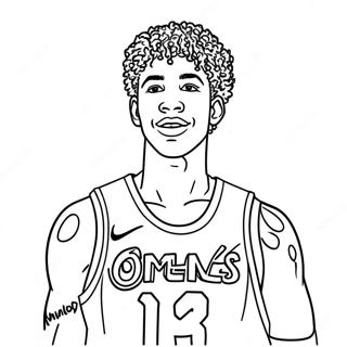 Lamelo Ball Halaman Mewarna