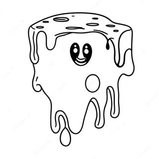 Halaman Mewarna Keju Cair Yang Menitis 116026 51486