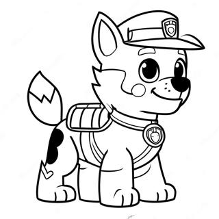 Halaman Mewarna Paw Patrol Rocky 116387-51922