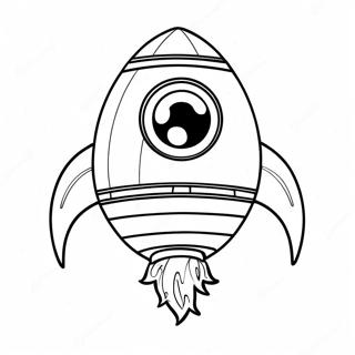 Halaman Mewarna Kapal Angkasa Roket 116801-52254
