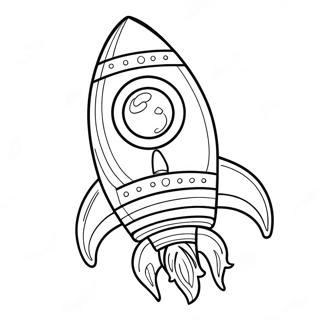 Halaman Mewarna Kapal Angkasa Roket 116801-52255