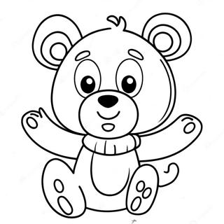 Halaman Mewarna Huggy Wuggy Yang Ceria 117111-52489