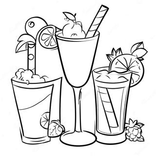 Gambar Mewarna Minuman Berwarna Warni 117415-52714