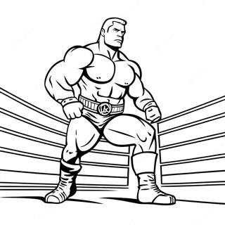 Halaman Mewarna Pose Aksi Superstar Wwe 117467-52759