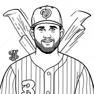 Bryce Harper Halaman Mewarna