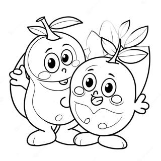 Halaman Mewarna Kawan Blueberry Kartun 117936 53125