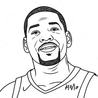 Halaman Mewarna Kevin Durant 118036-53192