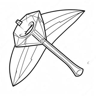 Halaman Mewarna Pickaxe Berlian Berkilau 118142-53282