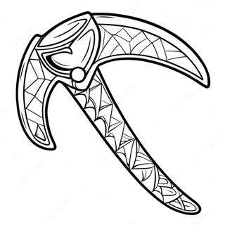 Halaman Mewarna Pickaxe Berlian Berkilau 118142-53283