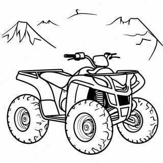 Halaman Mewarna Pengembaraan Atv Yang Berwarna Warni 118295 53396