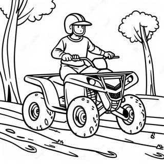 Halaman Mewarna Atv Di Laluan Berair 118297-53513