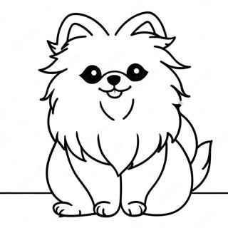 Pomeranian Halaman Mewarna