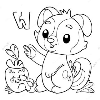 Gambar Mewarna Abjad Haiwan Yang Comel 118988 54050