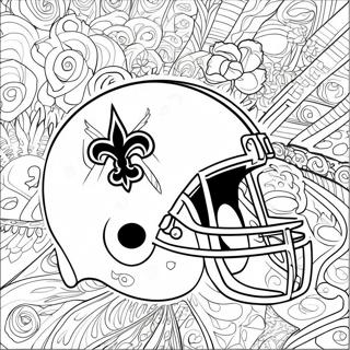 New Orleans Saints Halaman Mewarna