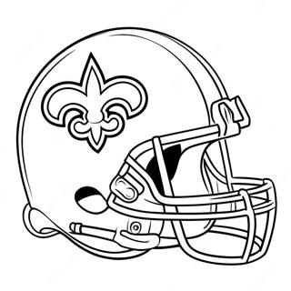 Halaman Mewarna New Orleans Saints 119011-54064