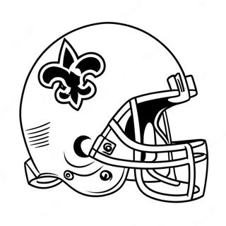 Halaman Mewarna Logo New Orleans Saints 119012-54067