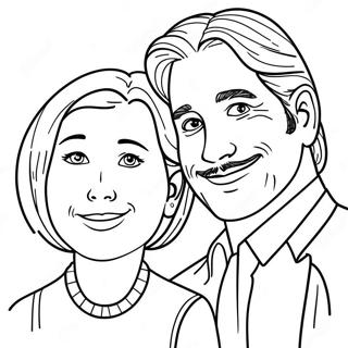 Halaman Mewarna Steve Dan Maggie 119216-54224