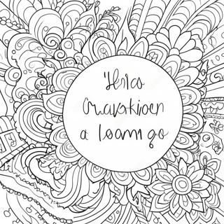 Halaman Mewarna Petikan Menggalakkan Yang Ceria 119475-54430