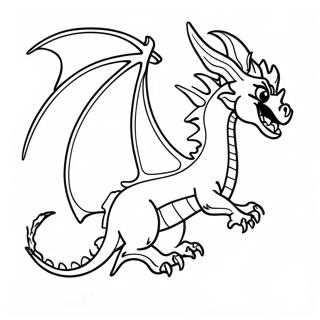 Gambar Mewarna Naga Api Yang Garang Dalam Penerbangan 119655 54571