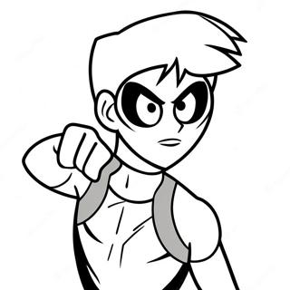 Danny Phantom Halaman Mewarna