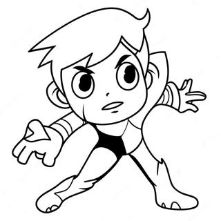 Laman Mewarna Danny Phantom Dengan Kuasa Hantu 119914-54773