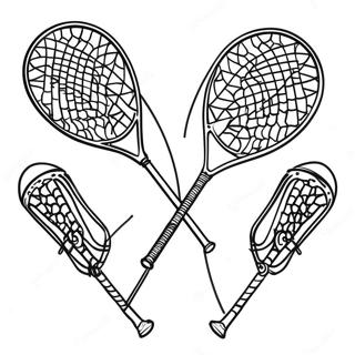 Lacrosse Halaman Mewarna