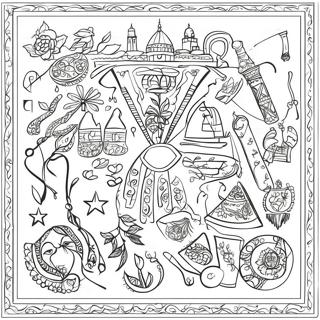 Halaman Mewarna Simbol Warisan Palestin 120992 55623