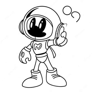 Marvin The Martian Halaman Mewarna 121295-56014