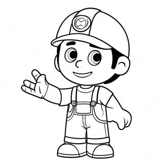 Halaman Mewarna Handy Manny 121425-56114