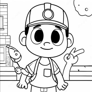 Halaman Mewarna Handy Manny 121425-56115