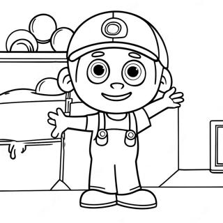 Halaman Mewarna Handy Manny 121425-56116