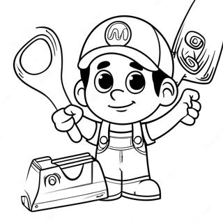 Halaman Mewarna Handy Manny Dengan Alat 121426-56119