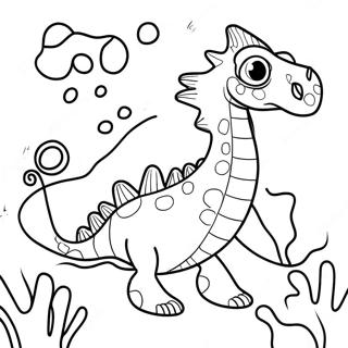 Halaman Mewarna Naga Laut Berwarna Warni Di Terumbu Karang 121506 56188