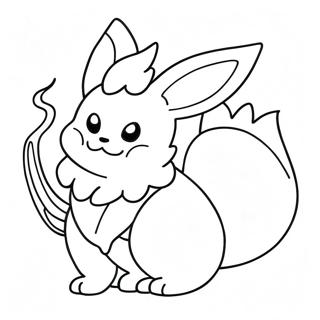 Flareon Halaman Mewarna