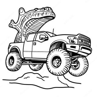 Halaman Mewarna Trak Monster Ford Raptor 121939-56525