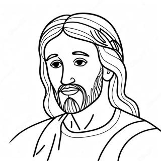 Halaman Mewarna Yesus Mengasihi Anda 122065-56615