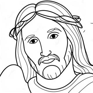 Halaman Mewarna Yesus Mengasihi Anda 122065-56616