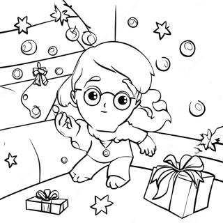 Halaman Mewarna Pokok Krismas Harry Potter 122146-56692