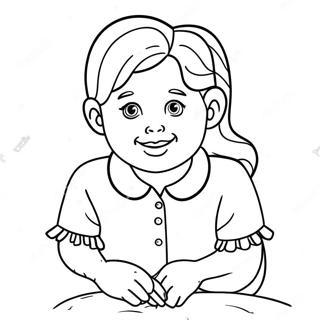 Halaman Mewarna Mak Cik Paling Penyayang 122326-56887