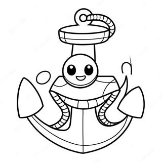 Halaman Mewarna Perahu Kartun Comel 122373-56916