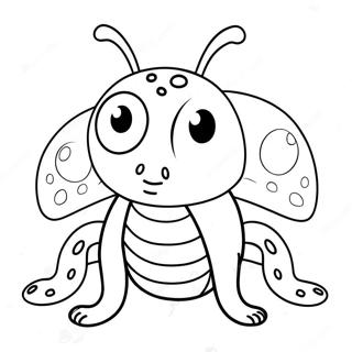 Halaman Mewarna Kumbang Hodoh Yang Comel 122401 56948