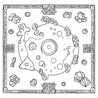 Halaman Mewarna Papan Permainan Jumanji 122607-57101