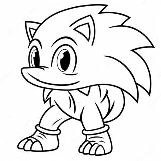 Halaman Mewarna Silver The Hedgehog 122785-57230