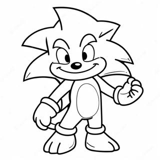 Halaman Mewarna Silver The Hedgehog 122785-57231