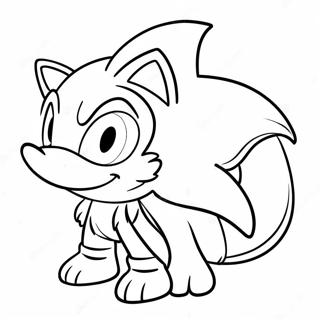 Halaman Mewarna Silver The Hedgehog 122785-57232